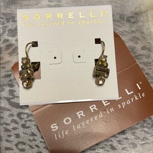 Sorrelli Elegant Gold and Brown Earrings